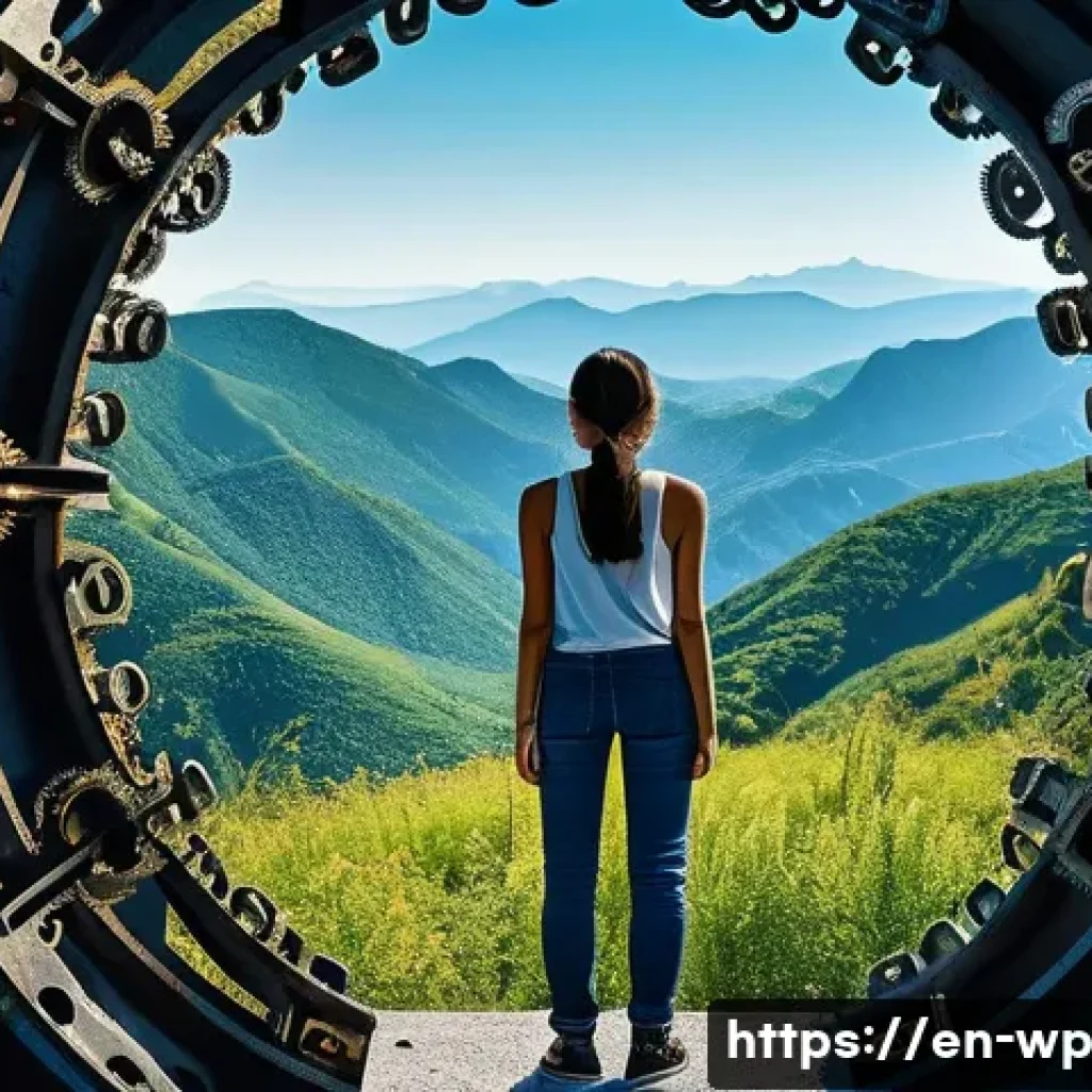 관점 전환 훈련을 위한 지속적인 자기 개발 - **"Unlocking a Fresh Perspective"**
    A gender-neutral figure, appearing as a young adult dressed ...
